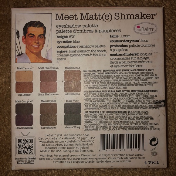 The Balm eyeshadow palette - Picture 3 of 4